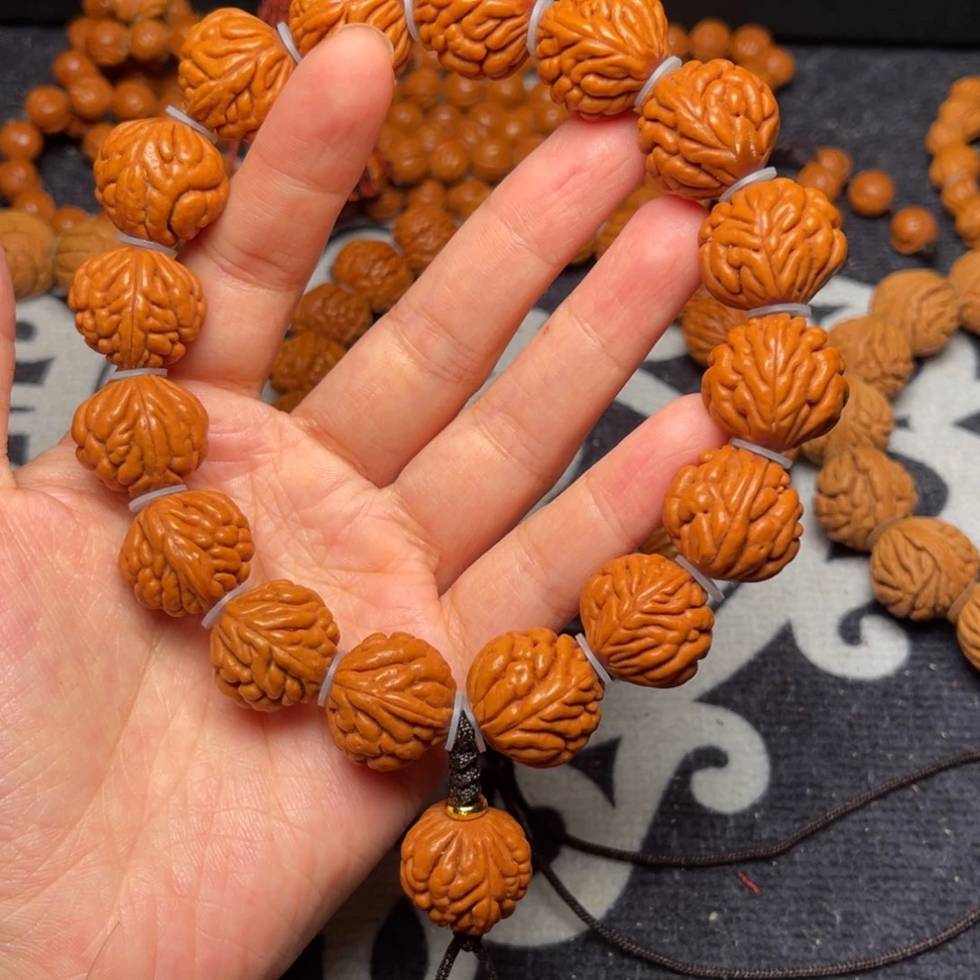 桃核手串龙纹桃核