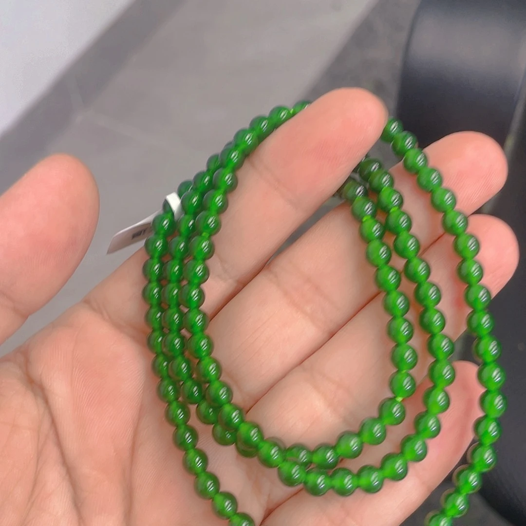 翡翠未镶嵌项链888888888