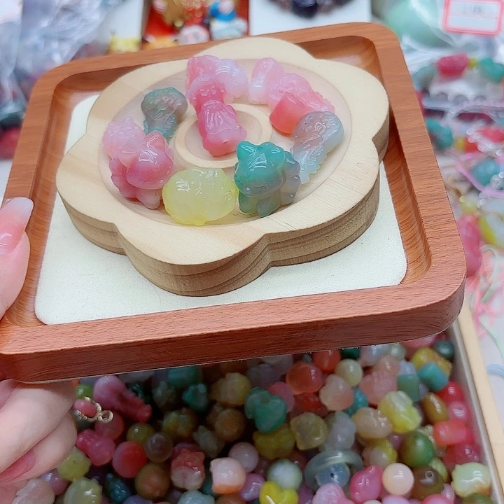 倾****玛瑙/玉髓未镶嵌手链盐源8