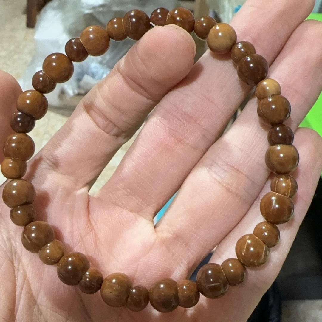 福禄·库克葫芦手串·可拆卸·8mmX12mm·有天然粽眼粽线