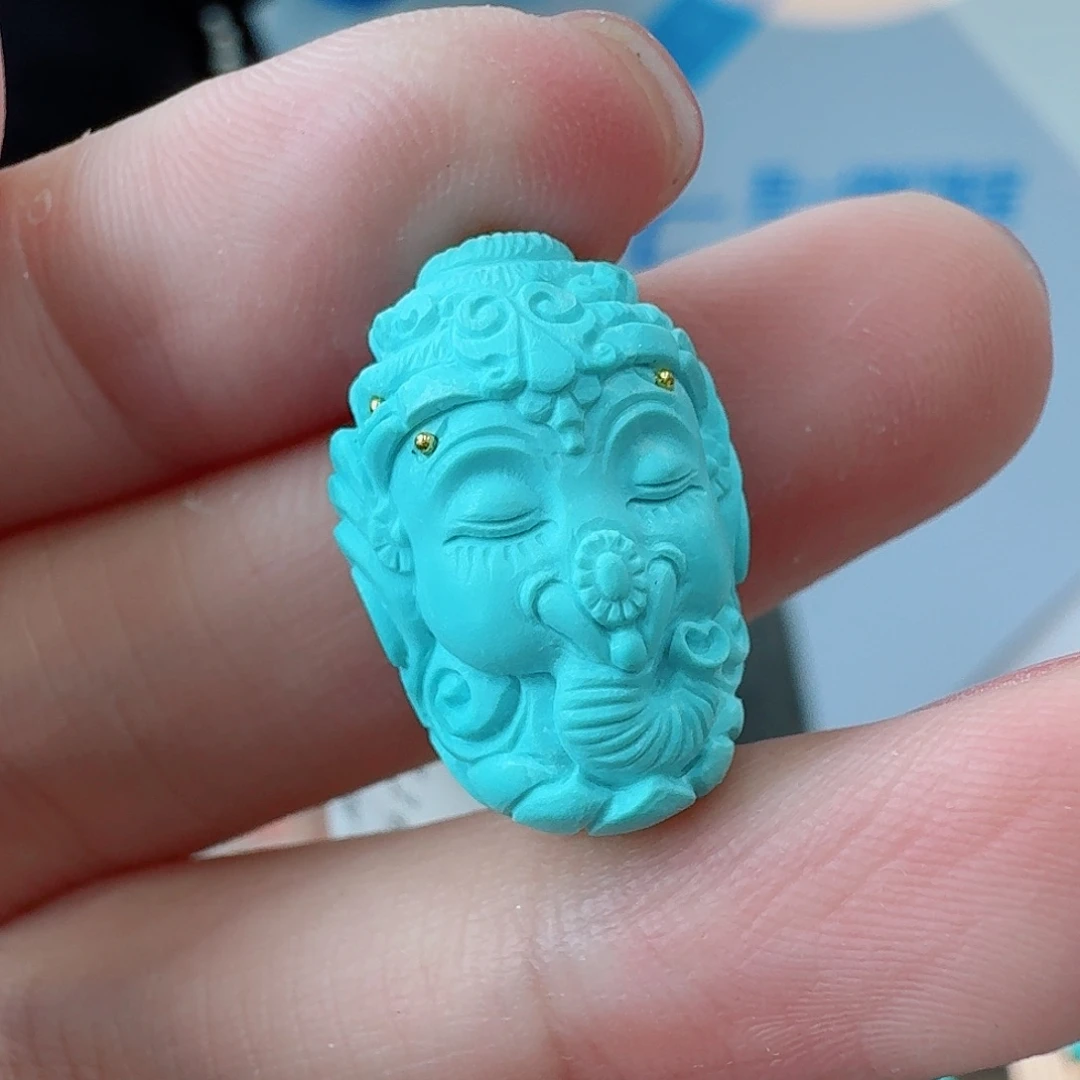 未镶嵌绿松石珠宝奇石