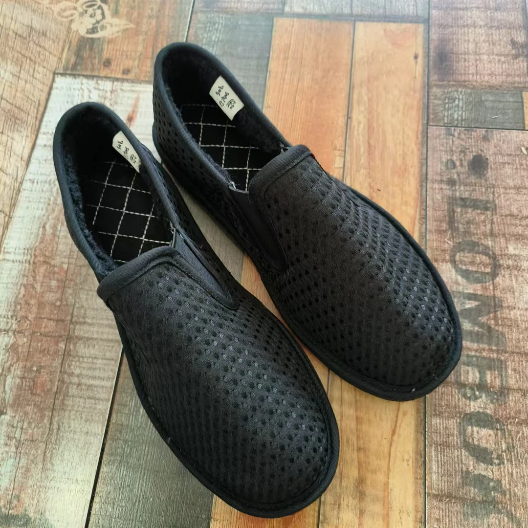 新款男款老布鞋软底软面抗寒保暖男鞋