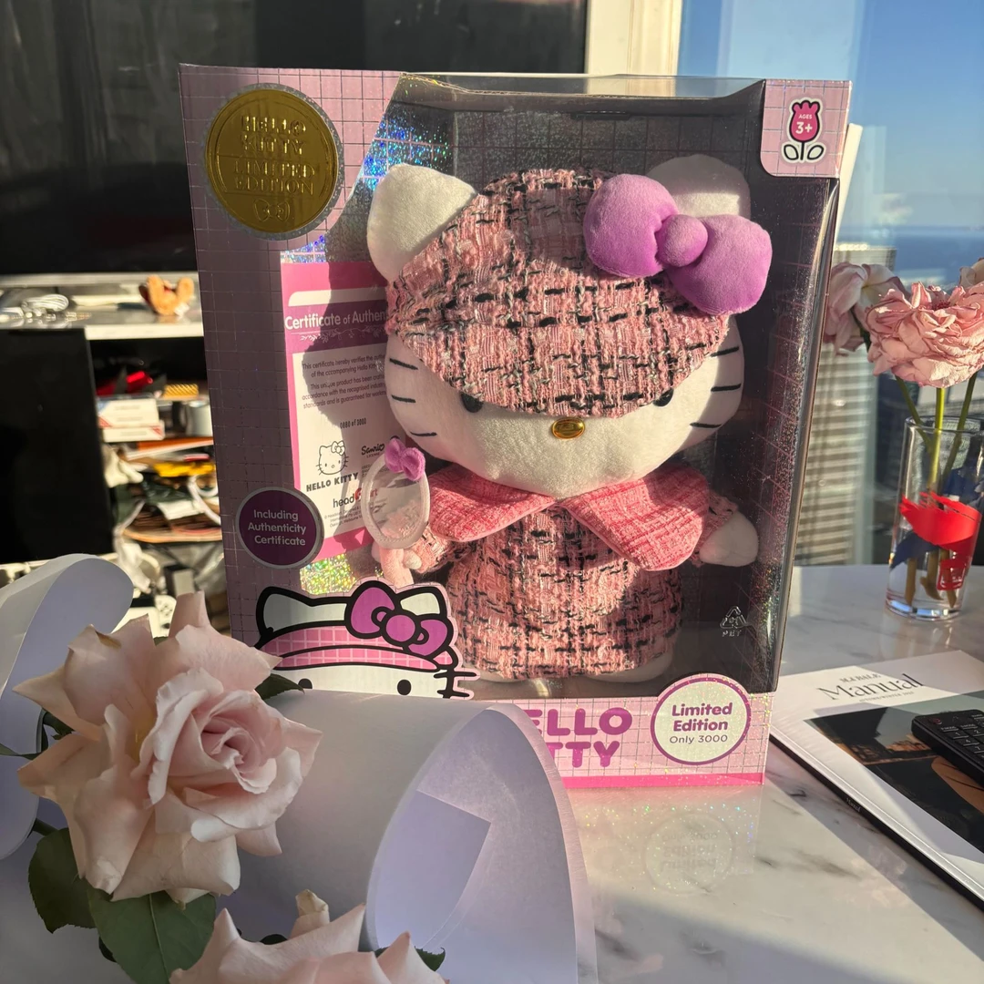【澳洲限定】Hello Kitty 随机编号 1/3000 Kitty玩偶 钥匙扣带证书