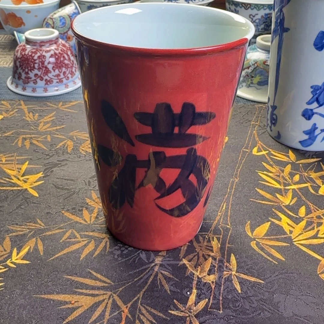 瓷片小满可乐杯一件