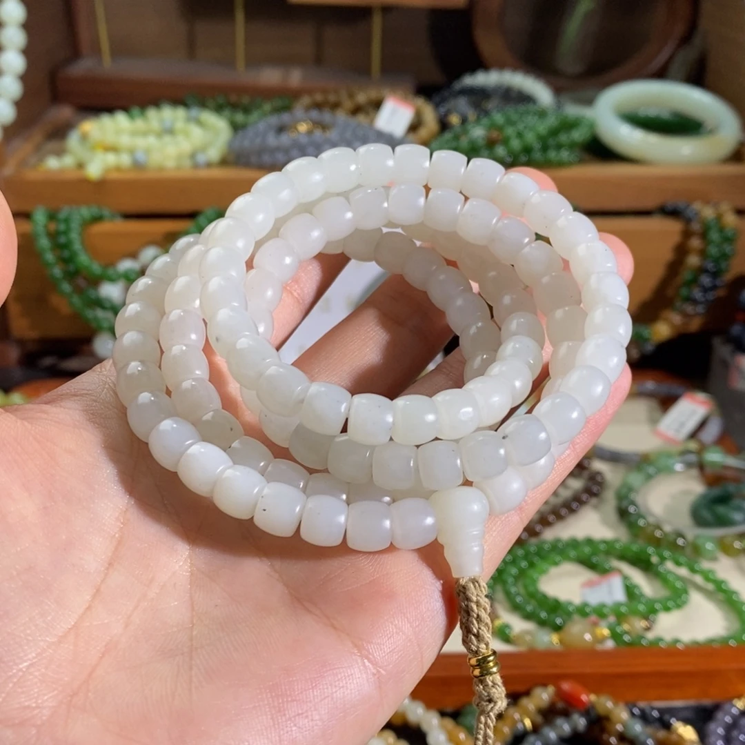 和田玉未镶嵌手链