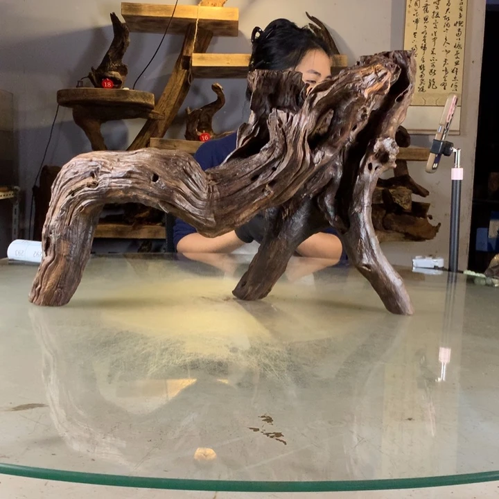 墨***年天然云南紫柚木会黄水
