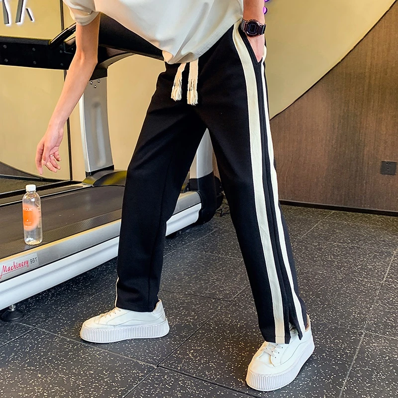 春秋直筒裤男加绒厚卫裤宽松运动裤冬款男裤2025新款裤子休闲裤潮