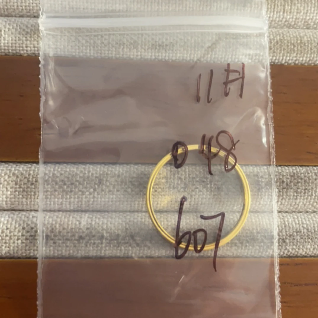 A1克重0.48 11号 米卡戒指 足金999