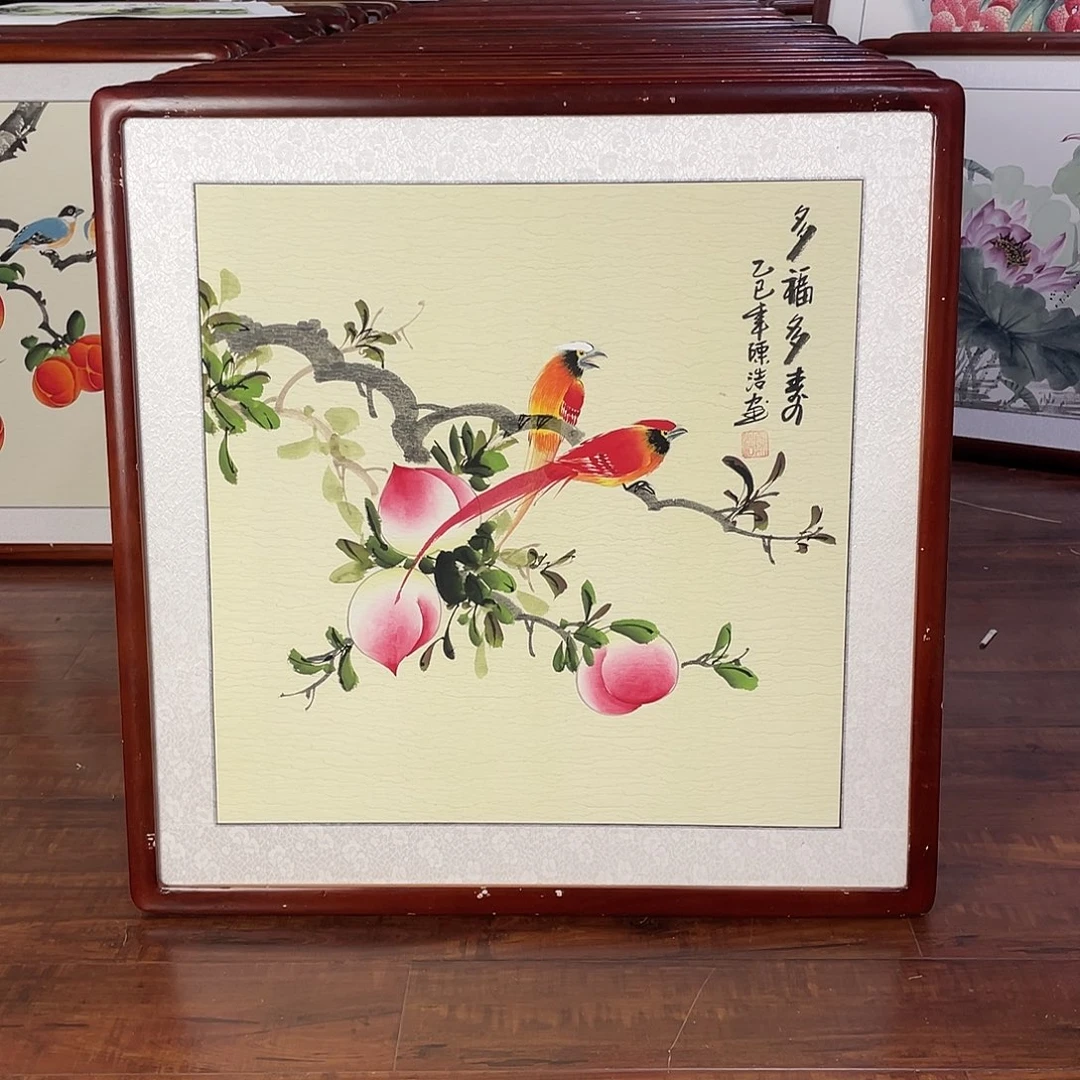 国画带框尺寸63*63厘米