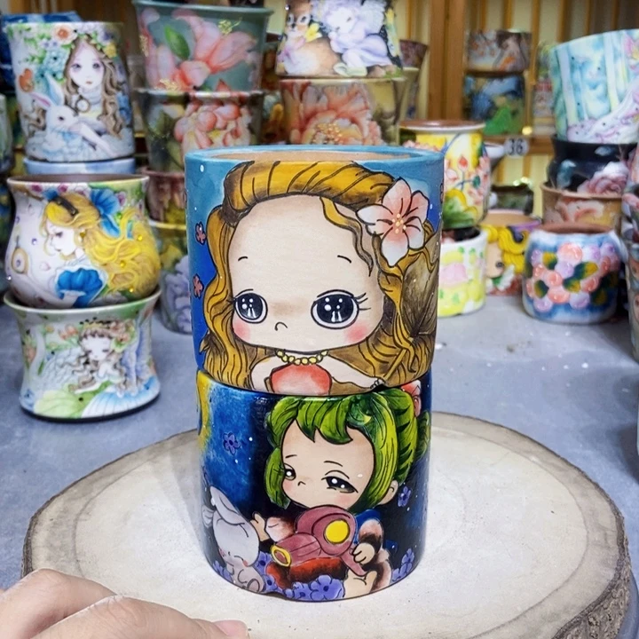 景德镇艺术手绘作品
