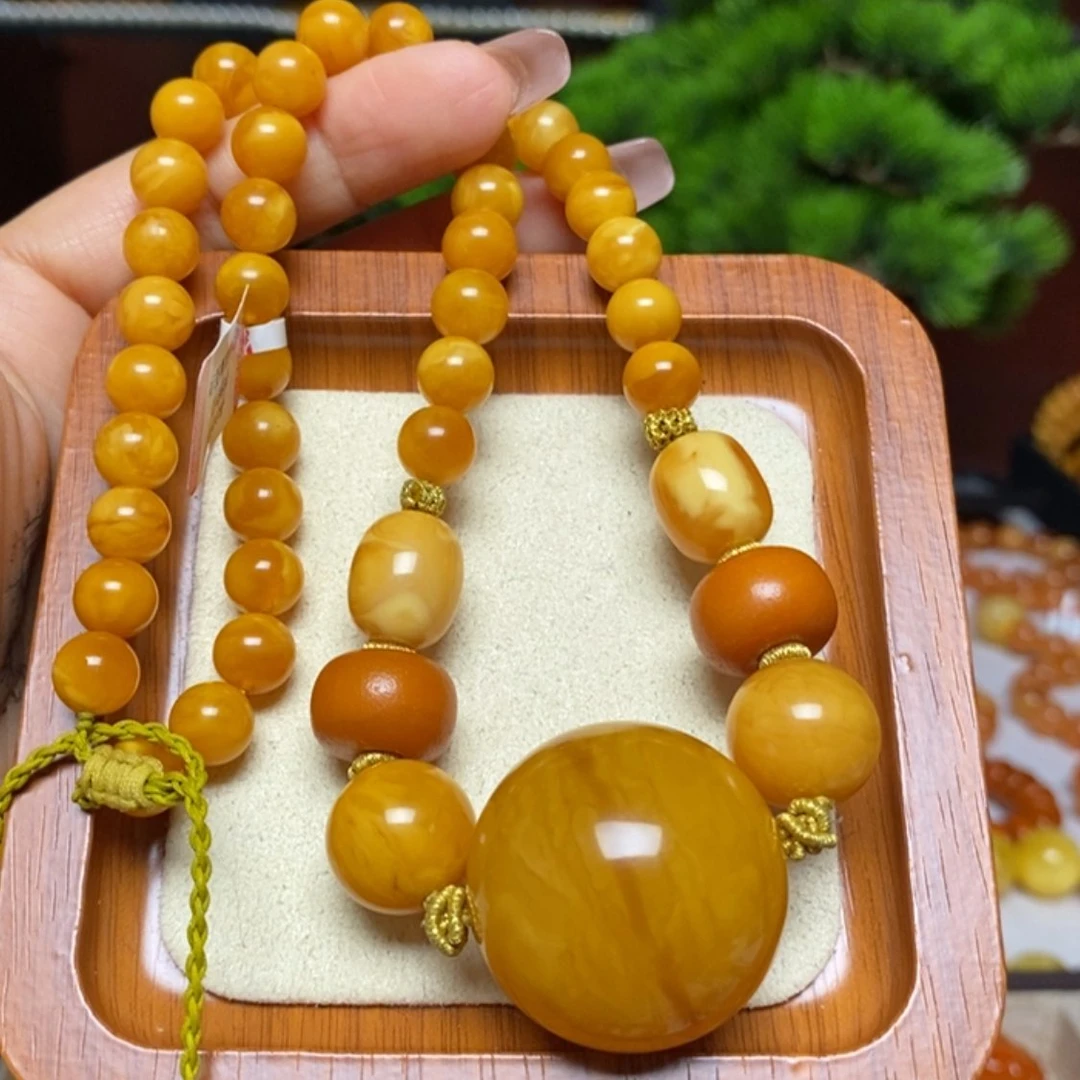 【闪购商品】蜜蜡颈饰未镶嵌项链