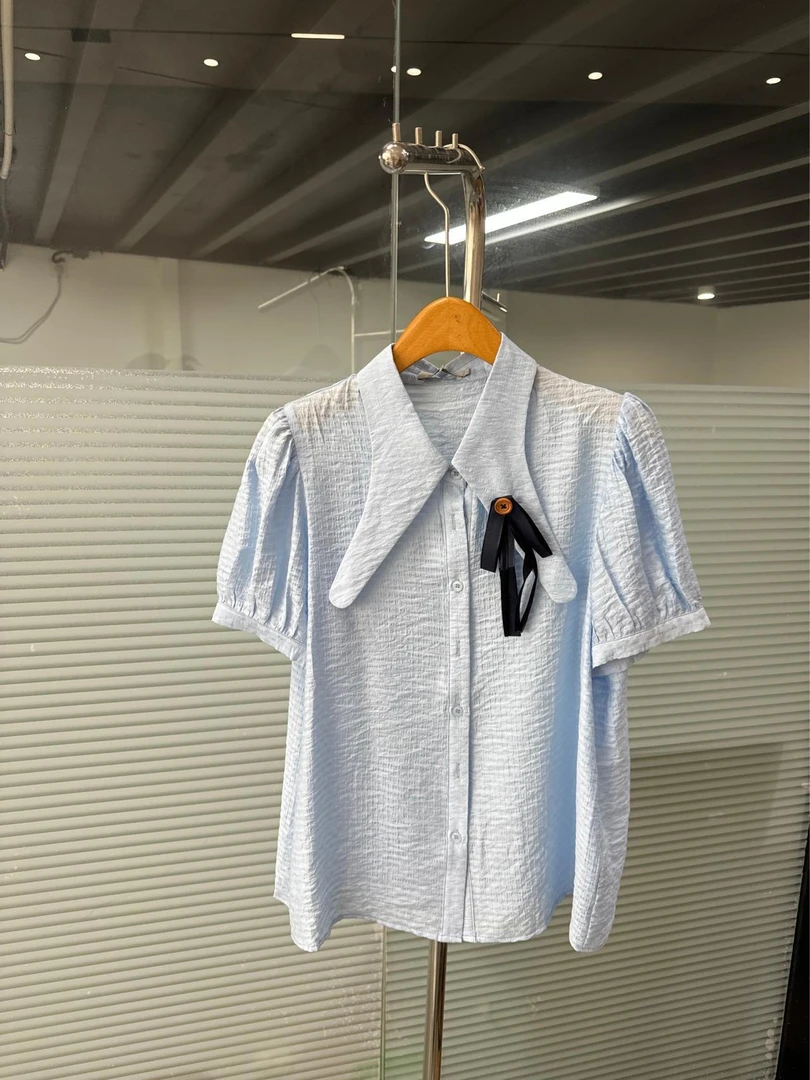 0678 一畅～夏季小清新娃娃领衬衫