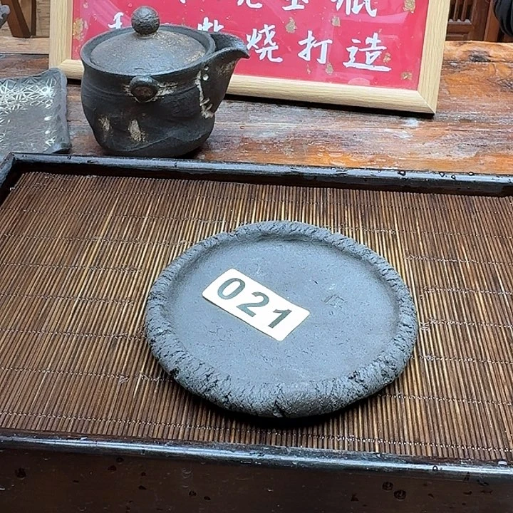 纯手工制作粗陶茶具