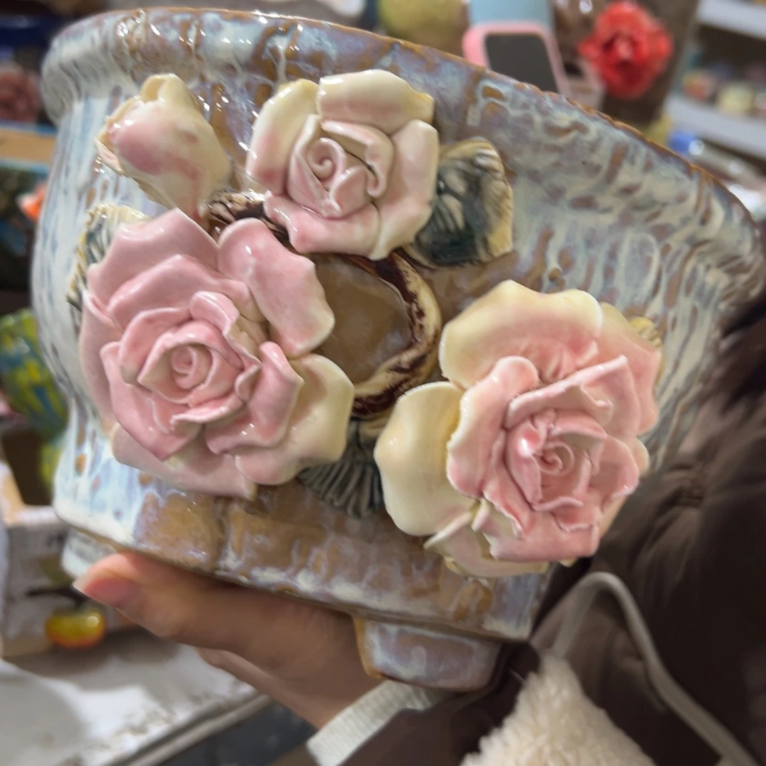 满20米秒退拉黑花盆