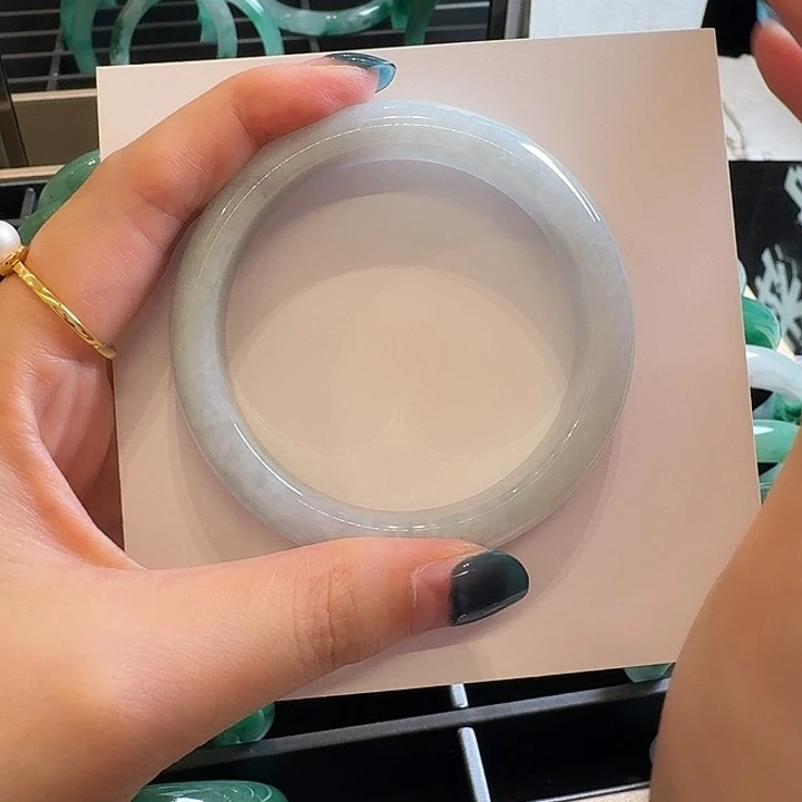 知***足翡翠未镶嵌手镯翡翠手镯mq