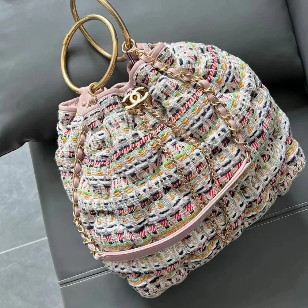 95新 Chanel/香奈儿 Chanel古巴系列秀款水桶圆环