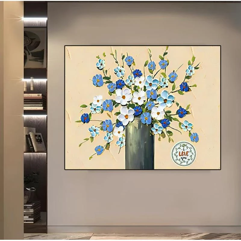 油画餐厅卧室玄关【小清晰】9009手绘油画