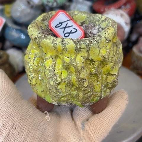 粗陶花盆手工花盆制作