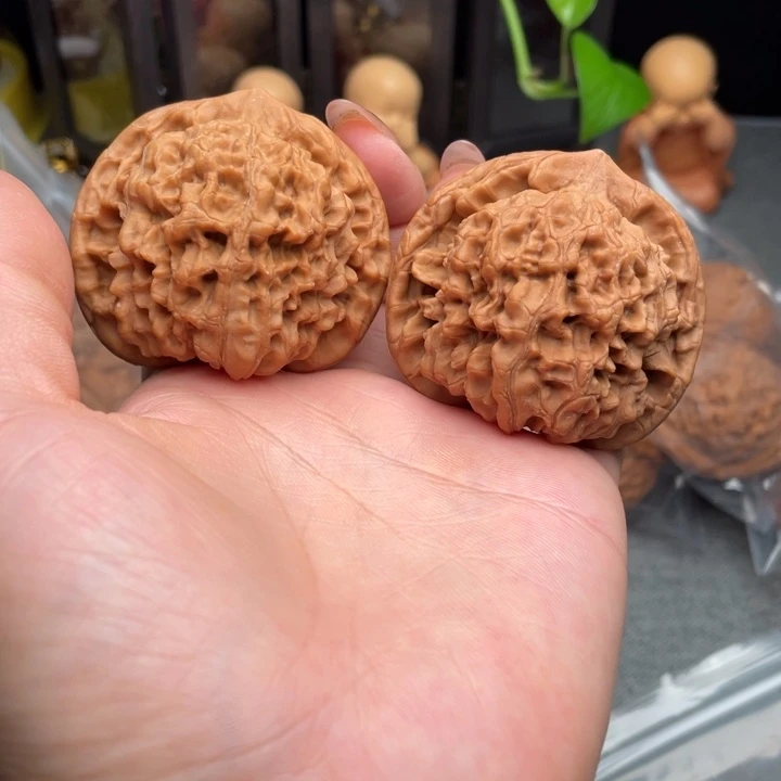 子****文玩核桃把件官帽51全品