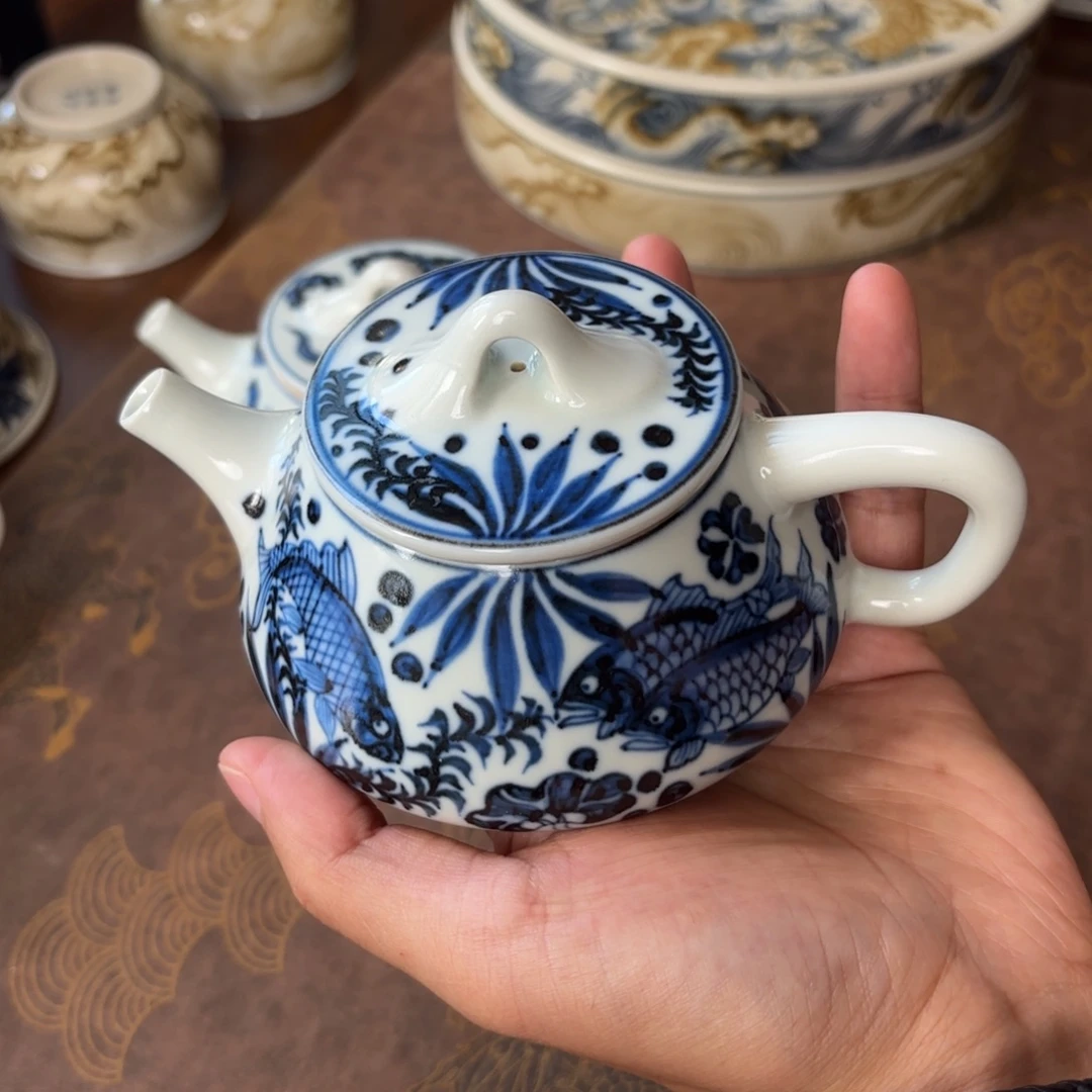 摆件景德镇手绘茶器