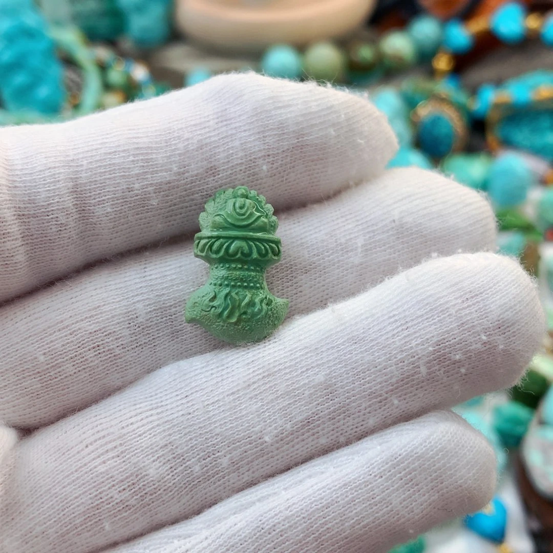 未镶嵌绿松石珠宝半成品