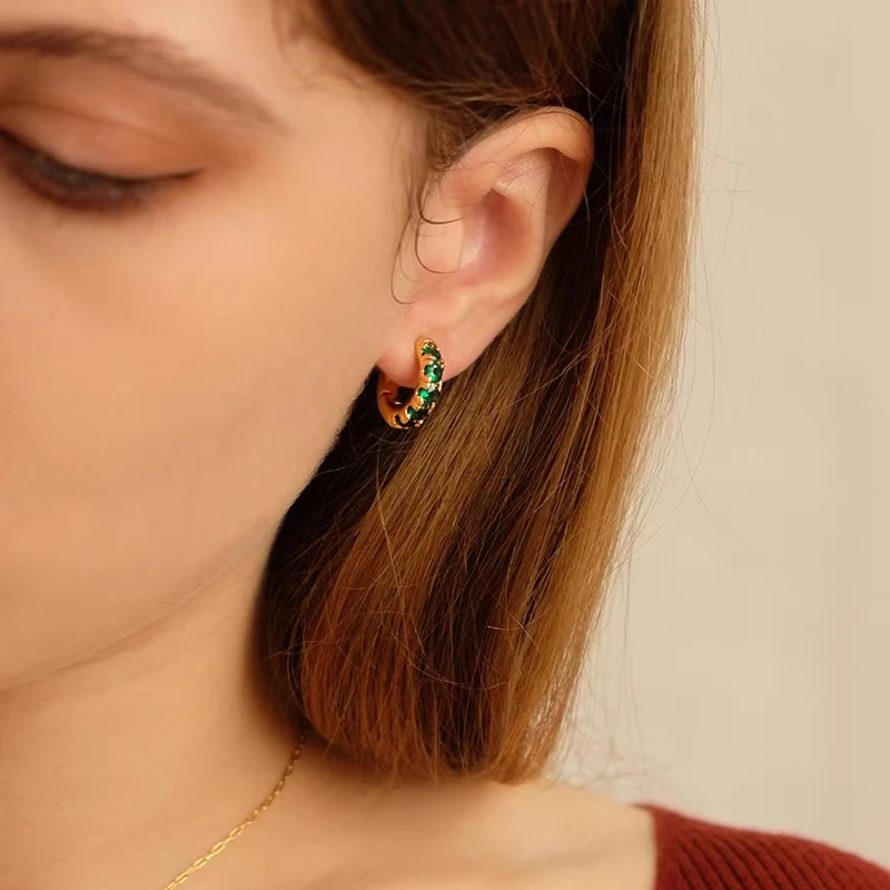 镀K金 Ornella Iannuzzi耳饰~1610