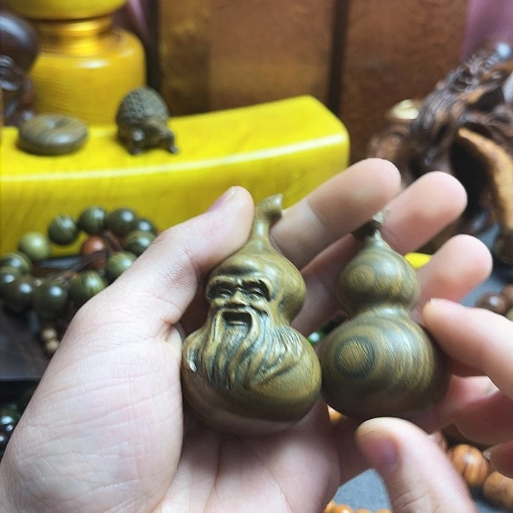 香榧木小*绿檀檀葫芦