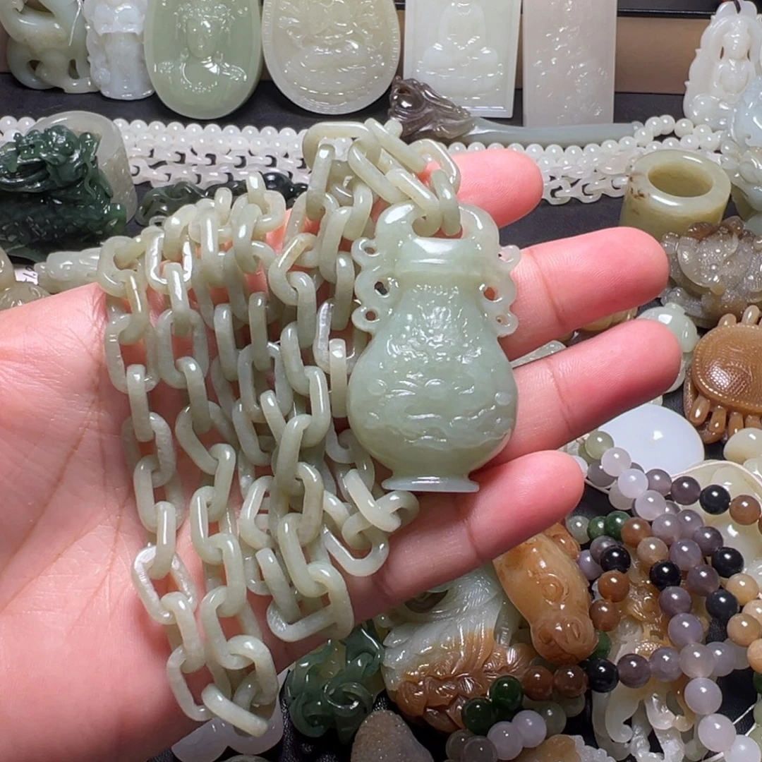 安***苍颈饰未镶嵌和田玉