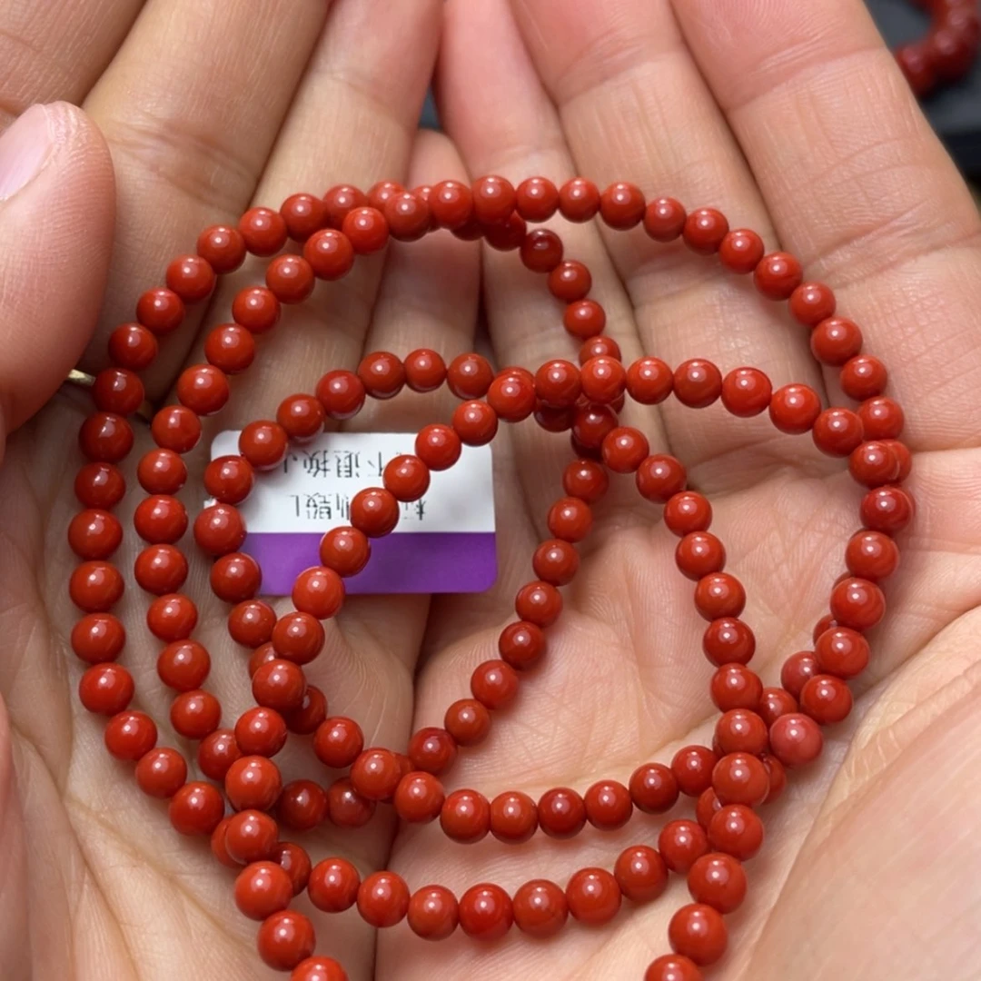 【闪购商品】未镶嵌原矿手串南红玛瑙木* 4