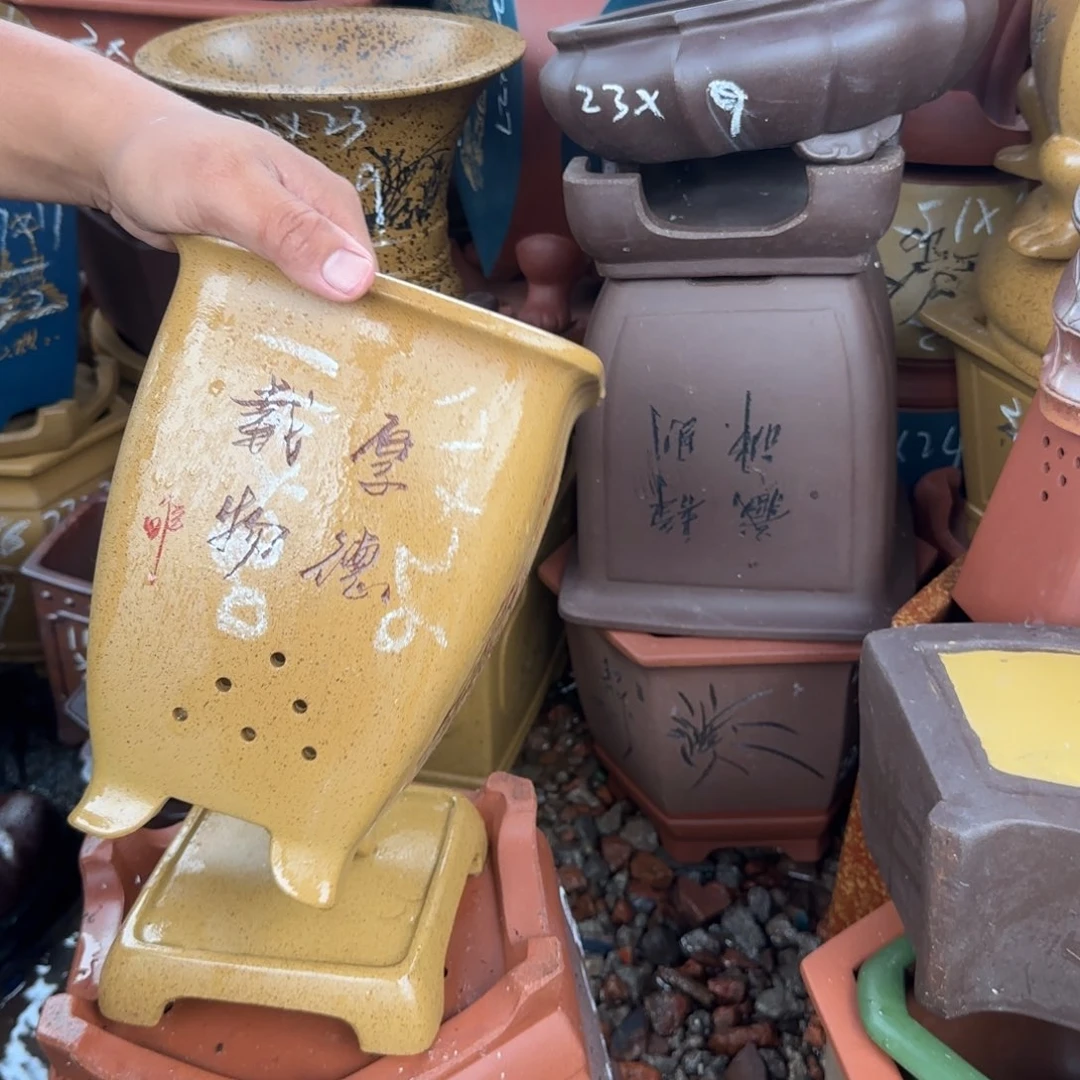 紫砂花盆紫砂花盆花盆盆景盆栽