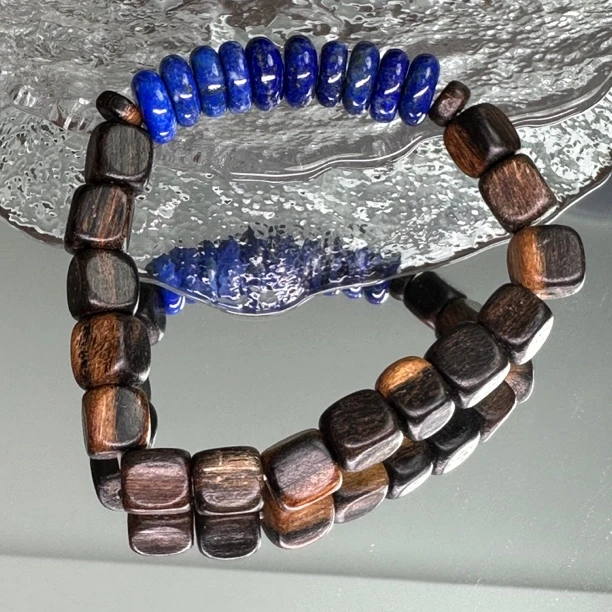 D13青金石原创文玩单圈手串