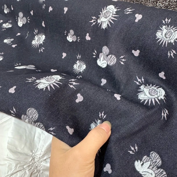 19  纯棉厚软牛仔面料3米价