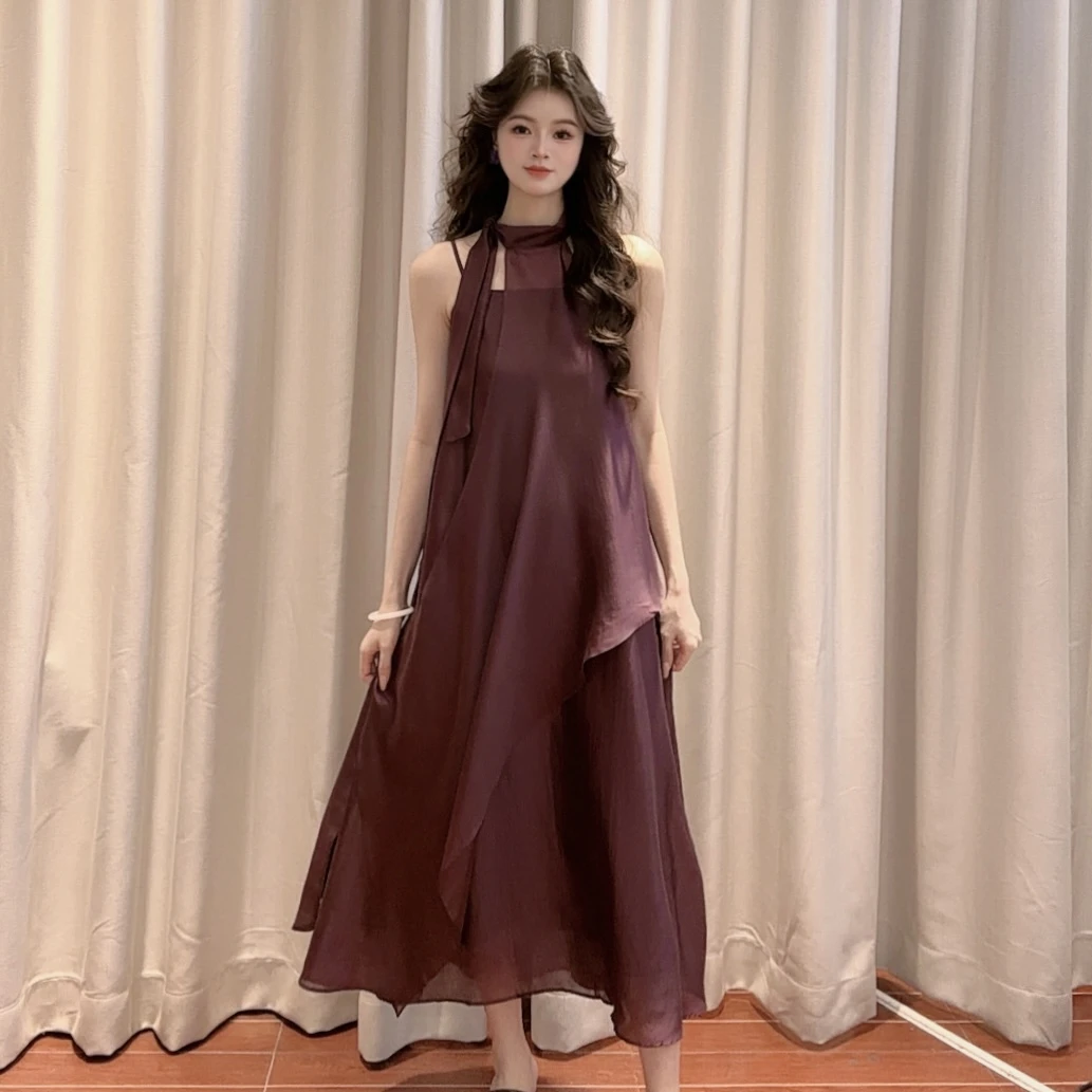 IEF/爱依服时尚套装2025夏季新款法式氛围感优雅气质设计里外套裙