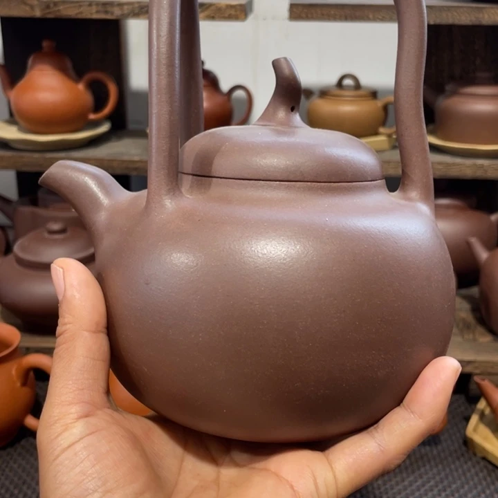 壶***斐紫砂茶壶这么着我