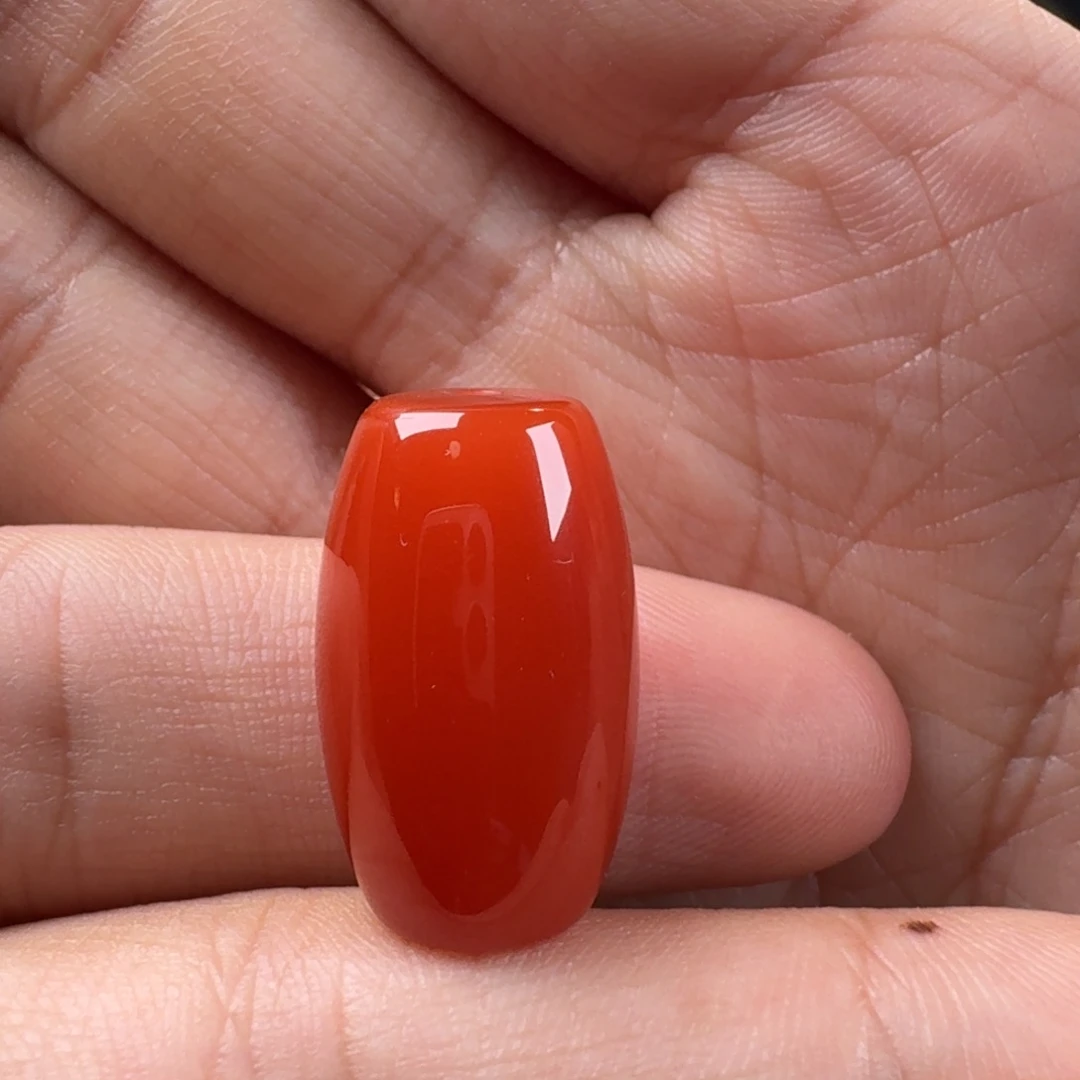 南红玛瑙未镶嵌桶珠21.4*12.9
