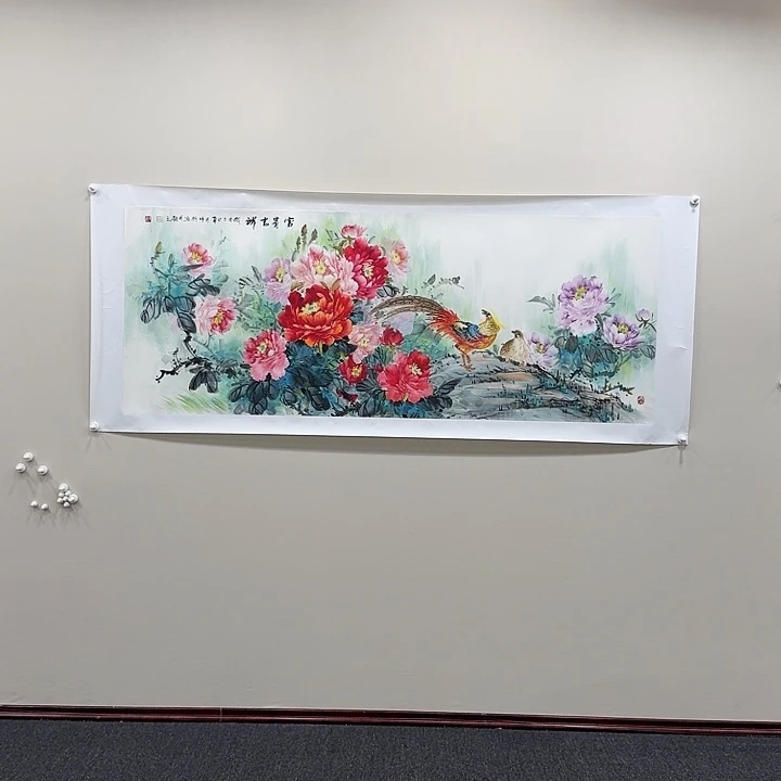 国画精品纯手绘12平尺