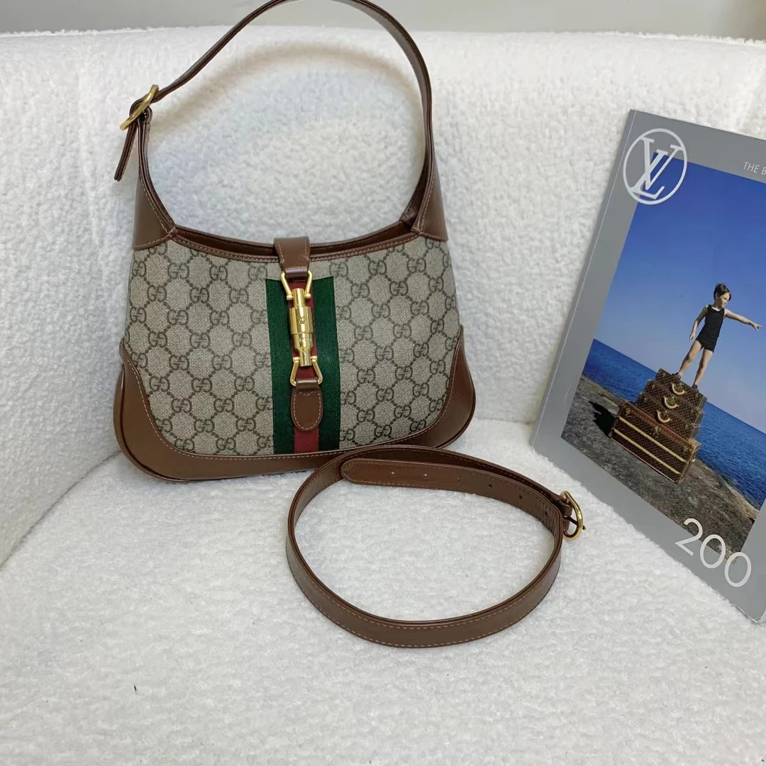 99新 GUCCI/古驰 壹臻/老花拼棕Jackie1961/ 34652672