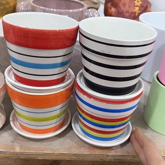 多肉绿植陶瓷花盆9.9包邮