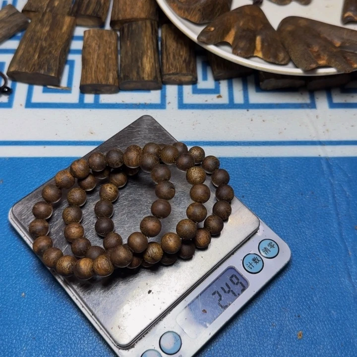 木志*手工艺雕塑根雕木方板材24克