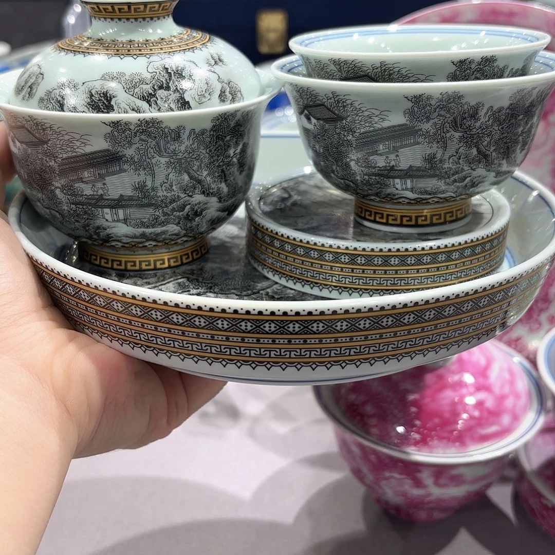 瓷片景德镇瓷器精品展示