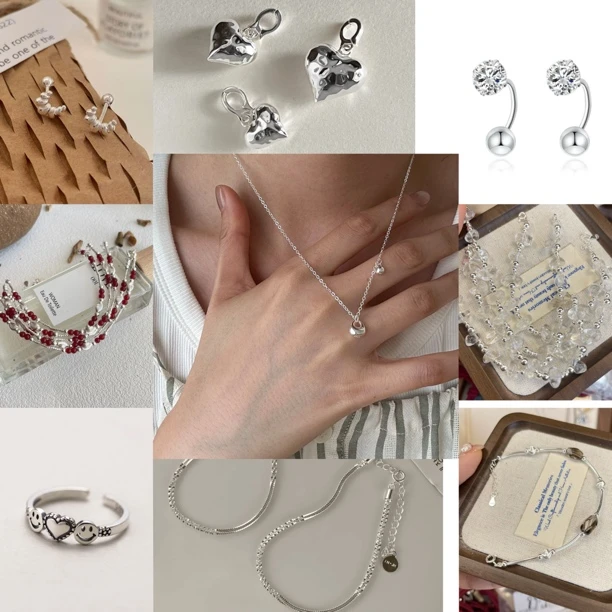 925银银制品 项链集合链接