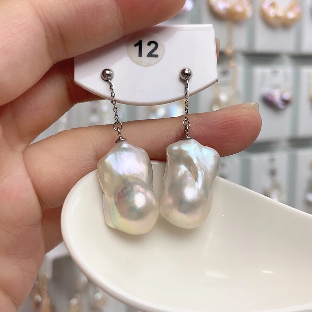 淡水珍珠银S925镶嵌颈饰年**余