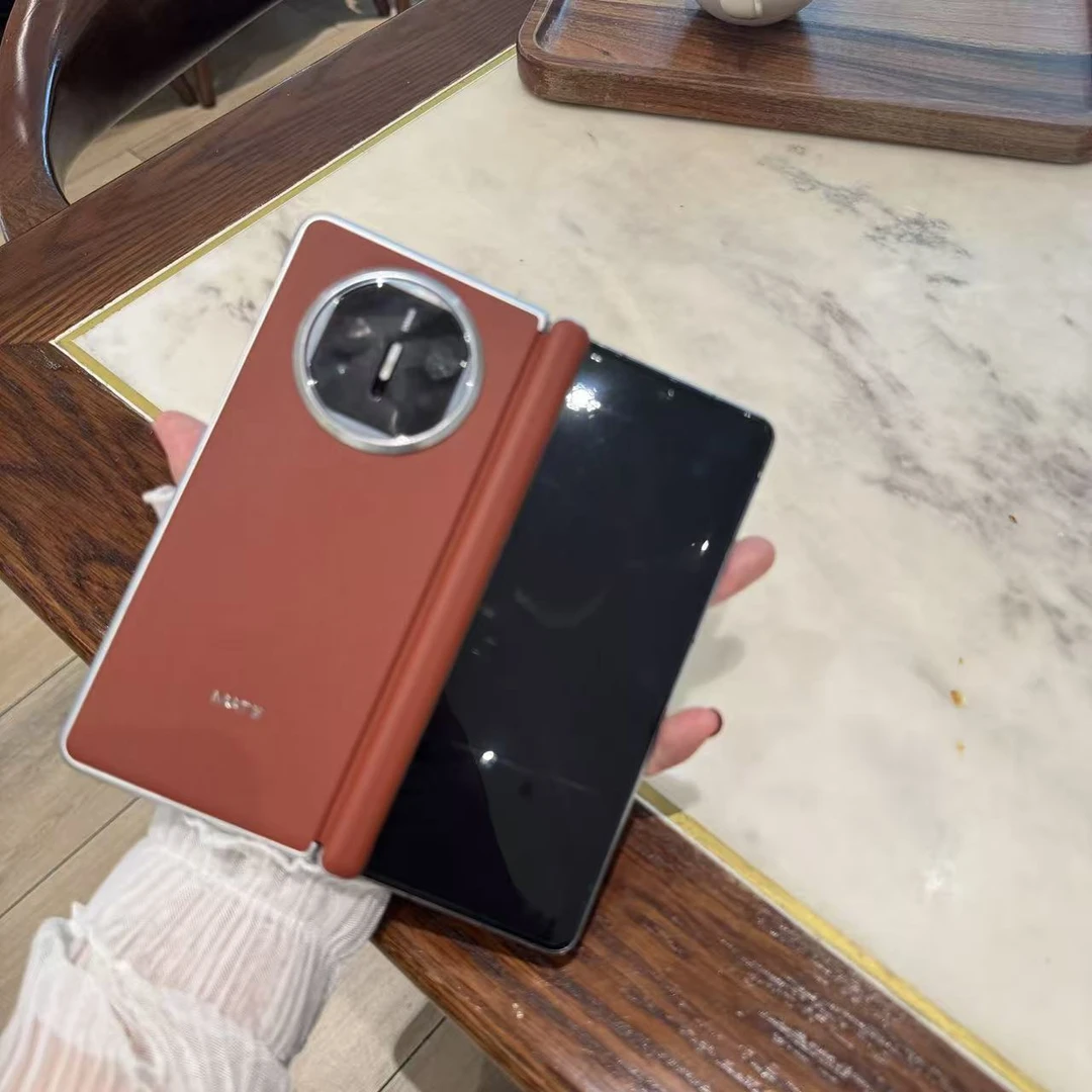 适用于华为Matex6/Matex5磨砂中轴磁吸折叠手机套壳手机壳可折叠