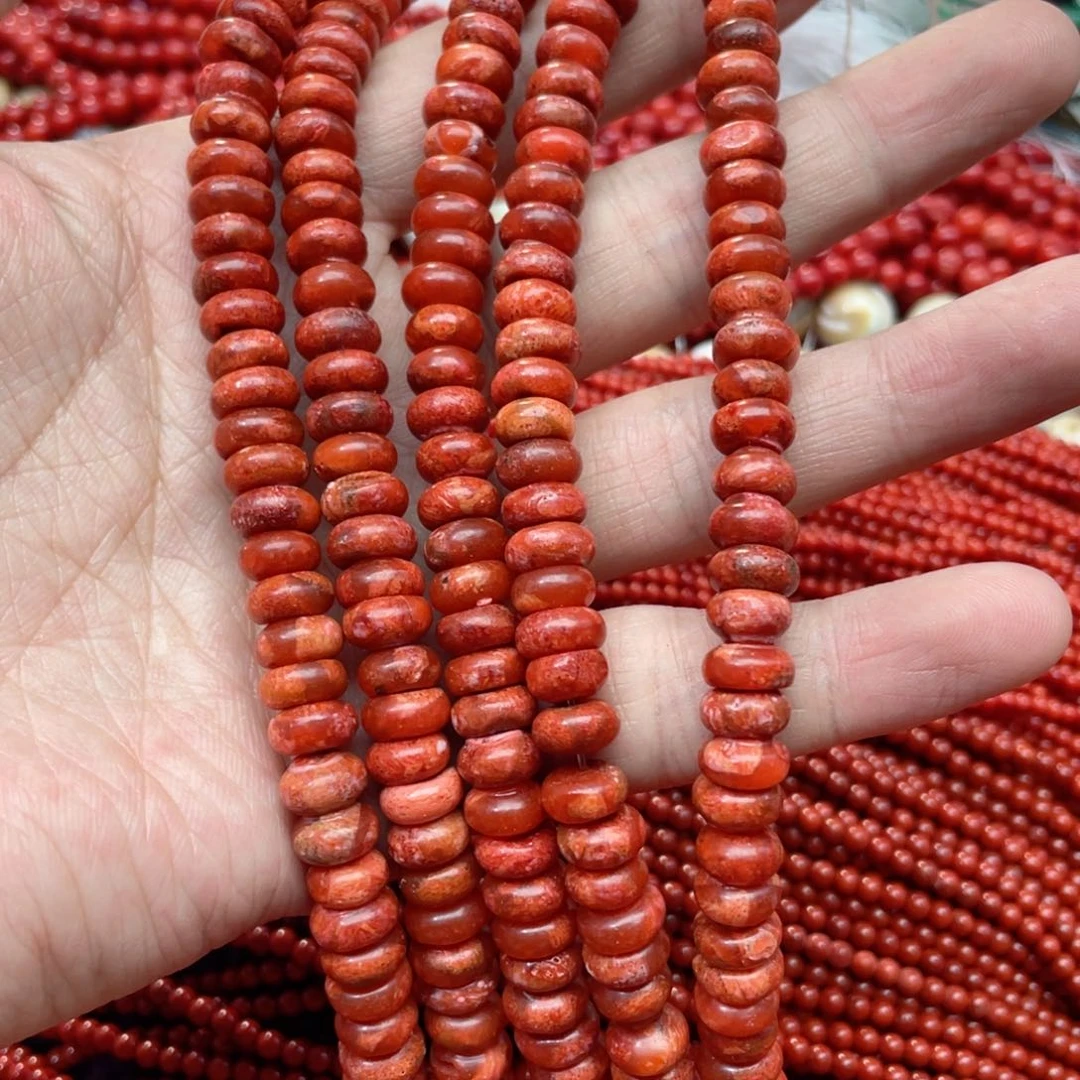 玛瑙/玉髓合金珠宝半成品一条8mm三姑娘算盘