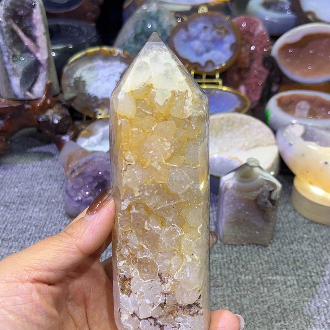 紫晶未镶嵌摆件水晶