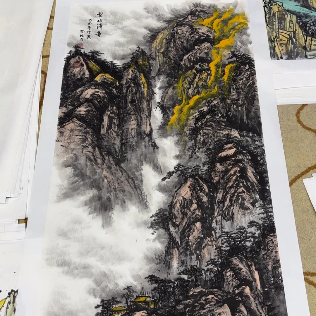 小***作国画玲珑四尺李欣主播