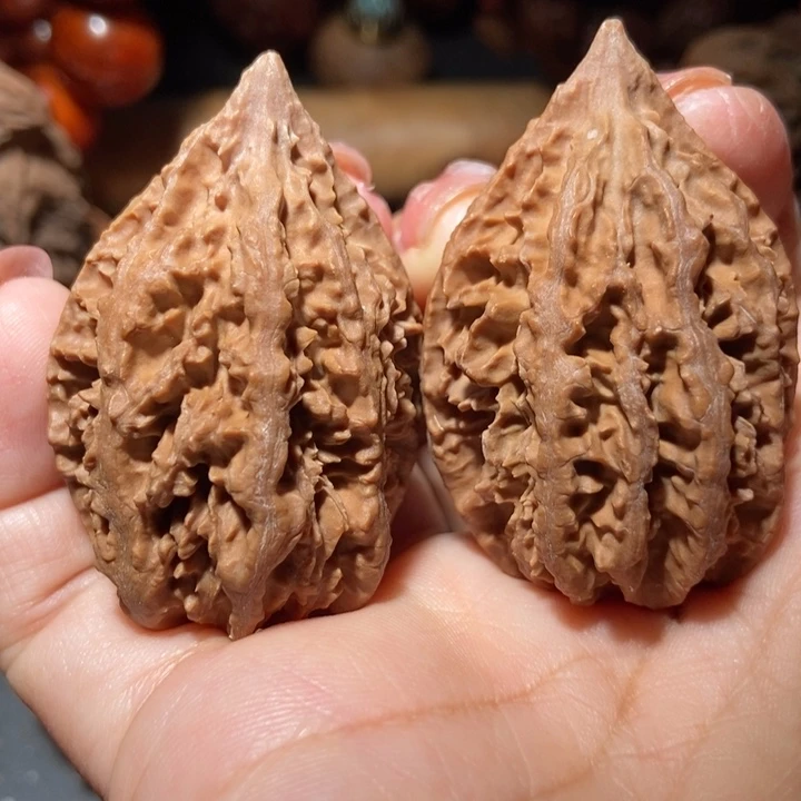 把件文玩核桃东北楸子小雪134