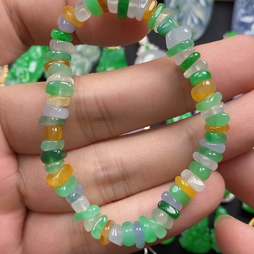 未镶嵌手链翡翠翡翠