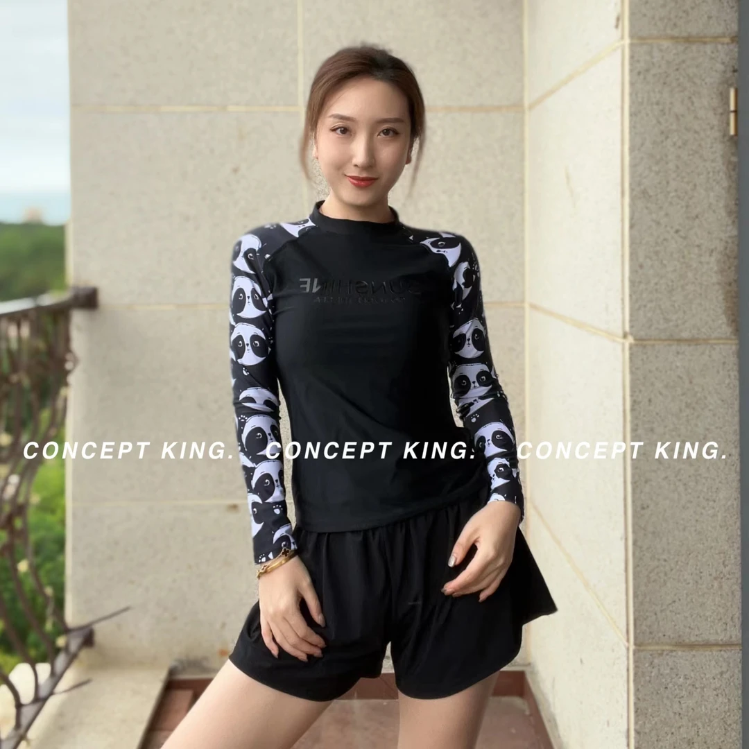 【首播福利】高级感分体显瘦遮肉防晒时尚温泉度假潜水冲浪泳衣女