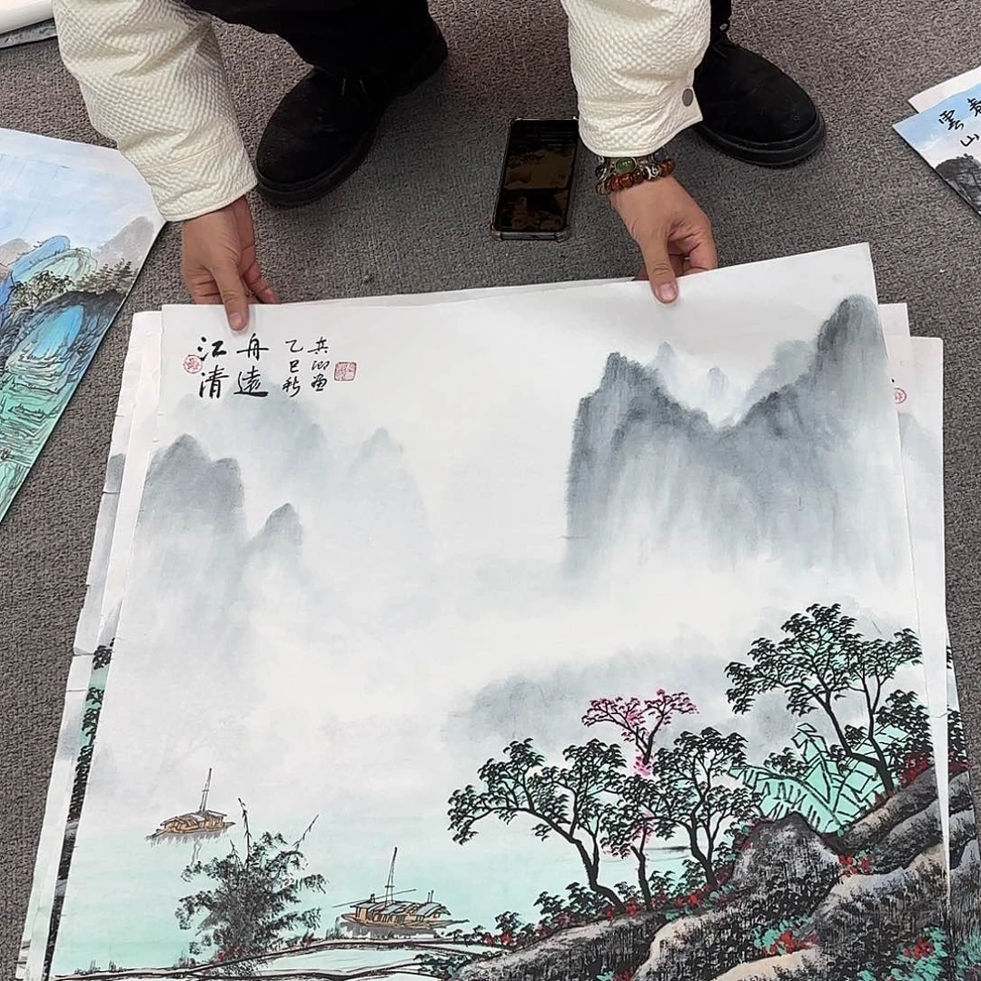 国画国画作品多次在国内外大展并